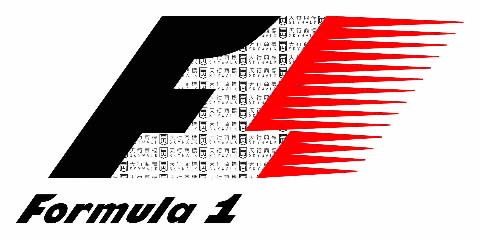 Formula 1一级方程式标志将F和1空间创造出一个容纳阿拉伯数字1的空间。