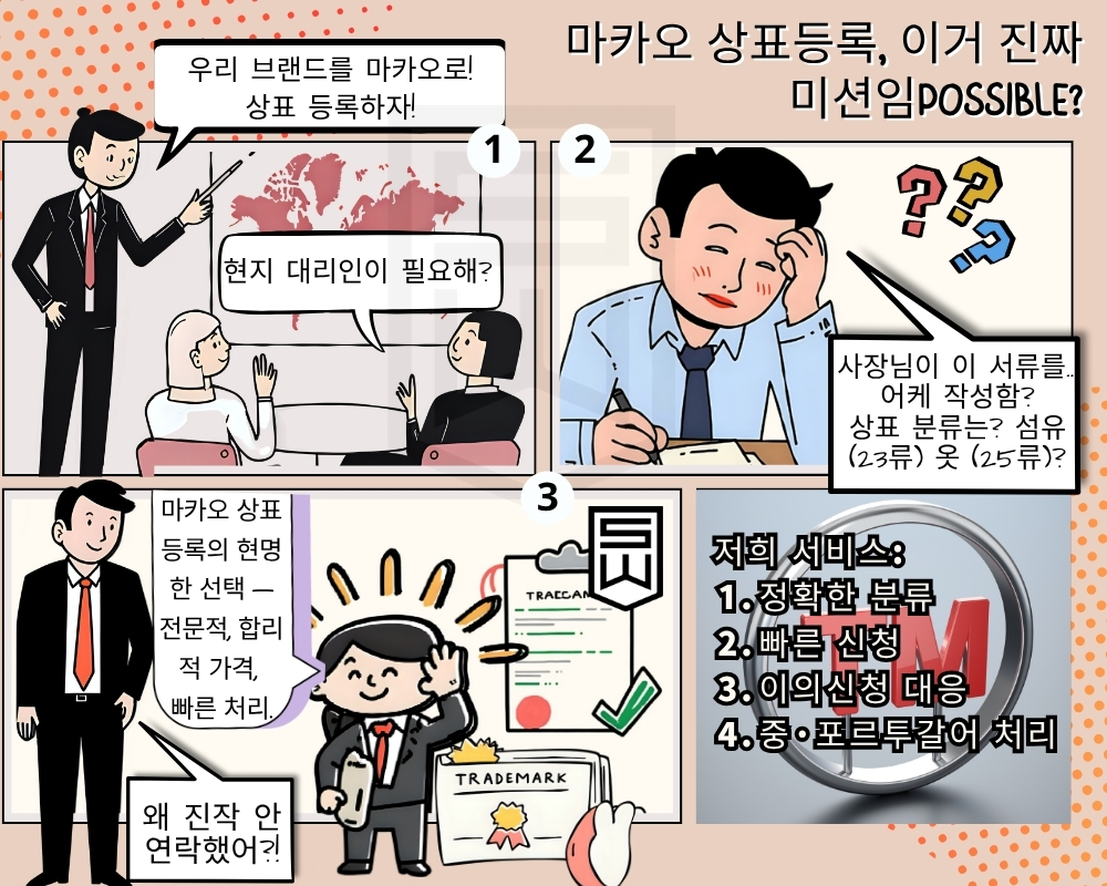 마카오 상표 등록: 현지 대리인이 필수인가요?